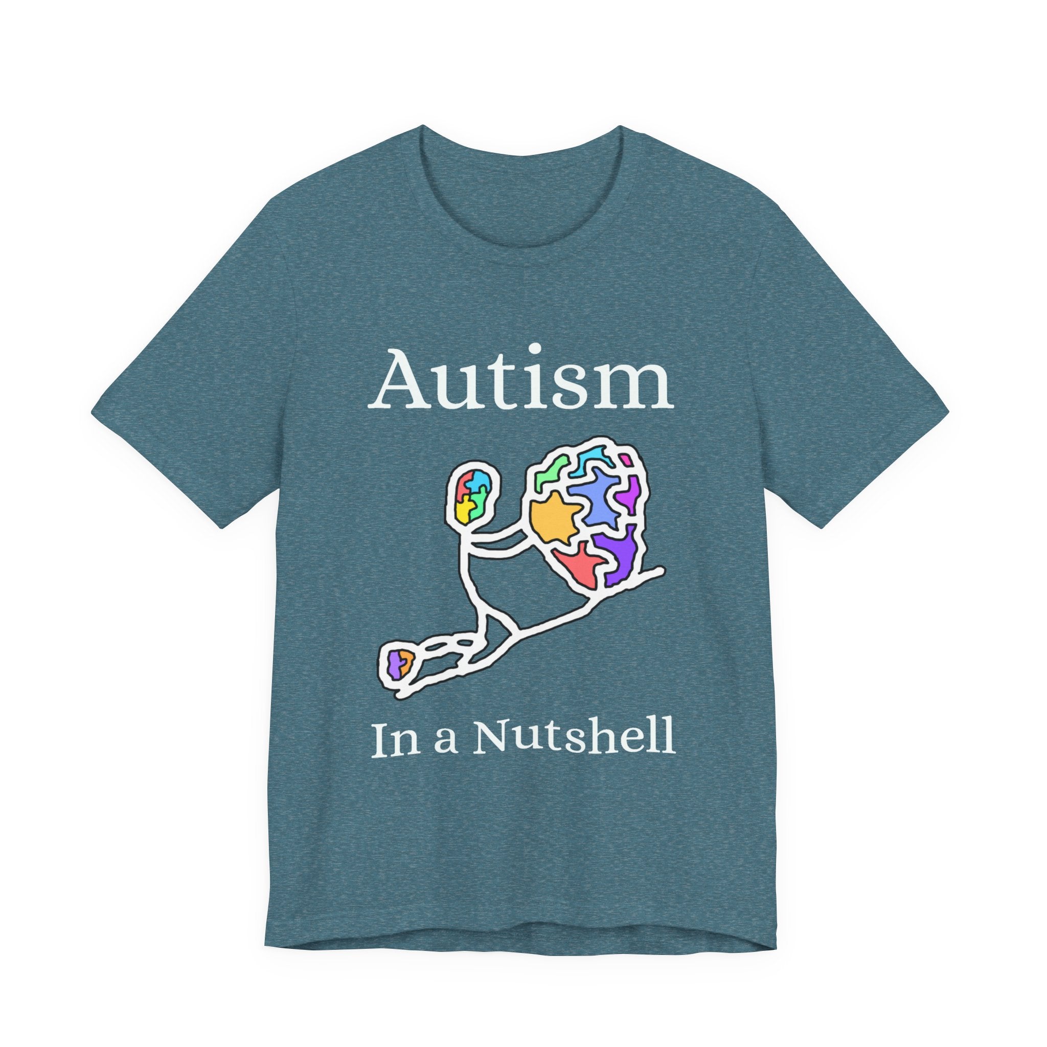 Blue Autism Awareness unisex short sleeve t-shirt